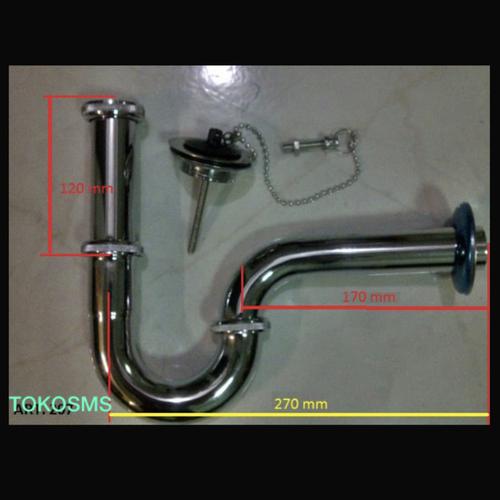 Foto Produk sifon avur , pipa washtafel/wasfafel angsa model toto dari tokosms
