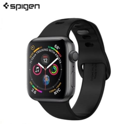 Jual Spigen Air Fit Silicone Sport Band Strap Apple Watch 4 / 5 42mm 44mm -  Hitam - Jakarta Barat - i-Store Gadget | Tokopedia