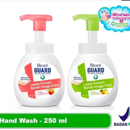 Foto Produk Biore Guard Hand Wash Foaming Anti Bakteri Botol Pump 250ML dari Yogieyo