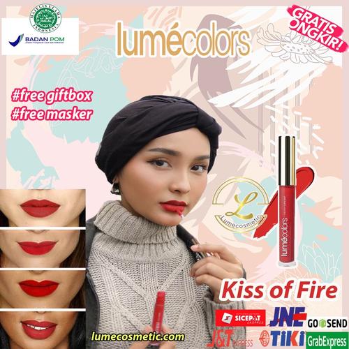 Foto Produk LUMECOLORS VELVET LIPCOAT - KISS OF FIRE dari lumecolorsindonesia