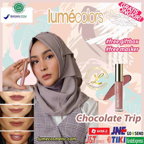 Foto Produk LUMECOLORS VELVET LIPCOAT - CHOCOLATE TRIP dari lumecolorsindonesia