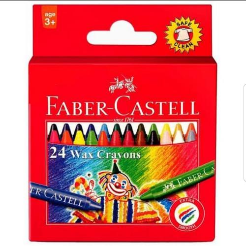 Foto Produk wax crayon 24 warna faber castell dari Rahmah Stationery