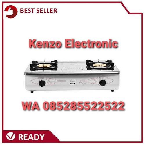 Jual Kompor Rinnai Ri 712t Stainless Turbo 2 Tungku Putih Kota Cilegon Kenzo Electronic Tokopedia