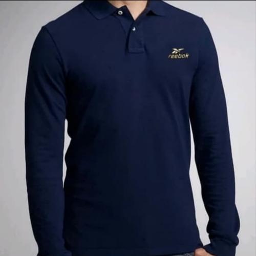Kaos Kerah Tshirt Polo Lengan Panjang 