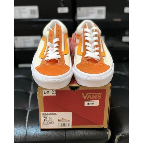 white vans yellow