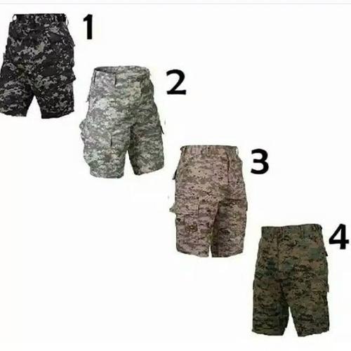 Jual CELANA CARGO PENDEK ARMY LORENG 