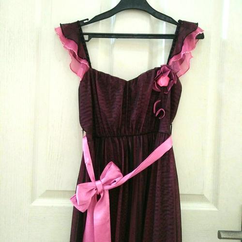 Jual Dress preloved Black Pink Cute 