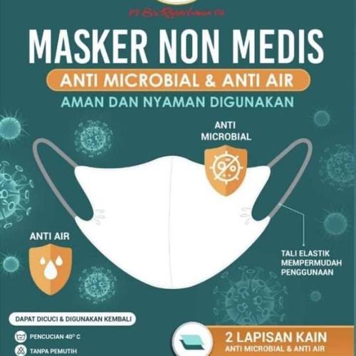 Foto Produk MASKER SRITEX - Masker Kain Anti Microbal & Anti Air dari NS Market Official Store