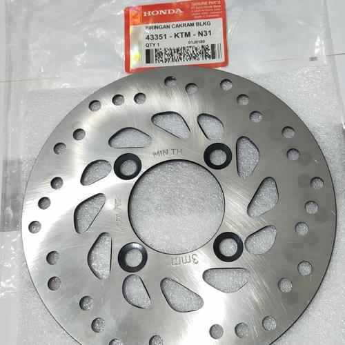 Gambar piringan cakram disc disk belakang honda supra x 125 blade dari afkar aksesoris Jakarta Timur Tokopedia