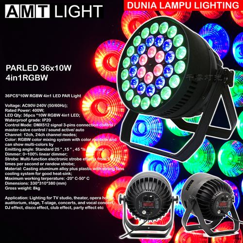 Foto Produk Parled 36x10W 4in1 RGBW PAR LED circle effects dari DUNIA LAMPU LIGHTING