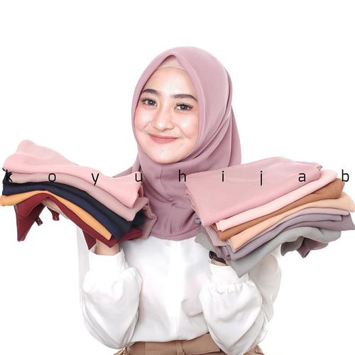 Foto Produk JILBAB INSTAN KOYU POTTON SENJA POLOS - JILBAB SEGITIGA INSTAN dari FZ Jaya