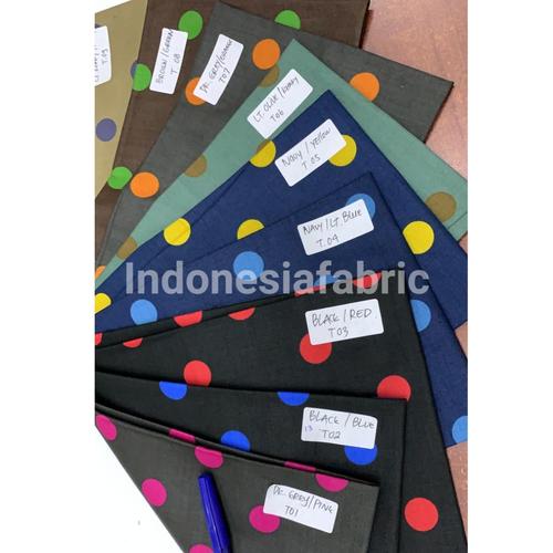 Foto Produk Kain bahan Katun Jepang Tokai Senko motif Sweet Polka dari Toko Kain Grosir