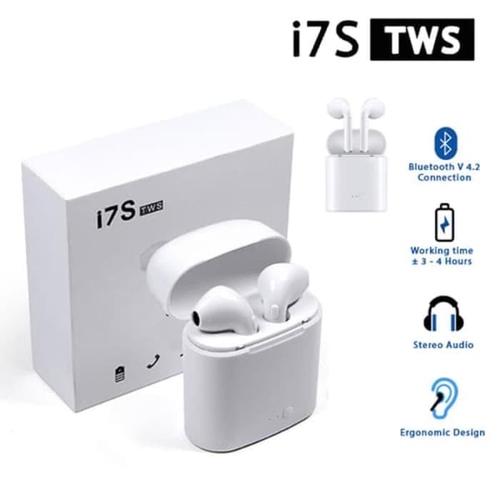 Jual Earphone Bluetooth i7s tws 4.2 