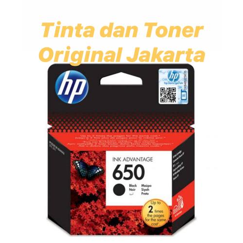 Jual Hp 650 Black Original Ink 