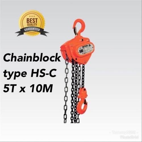 Jual CHAIN BLOCK HSC 5T x 10M TAKEL TIPE HSC 5 TON x 10 METER Kota