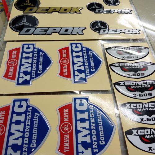 Jual sticker timbul custom Jakarta Utara XpresTp (Tshirt & Print