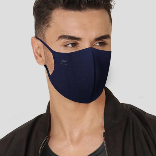 Foto Produk MASKER KAIN EARLOOP DEWASA RIDER BAHAN KAOS NYAMAN DIPAKAI GA SAKIT - Biru dari zasha pharmacist
