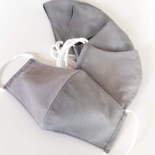 Foto Produk Masker kain ANAK (COTTON) 3 ply - GREY dari Moteza Indonesia