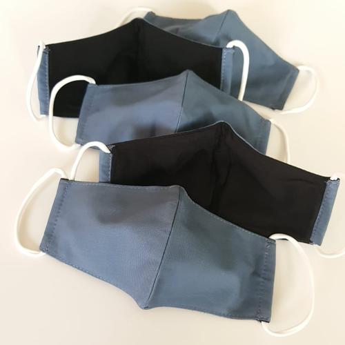Foto Produk Masker kain ANAK (COTTON) 3 ply - BLUE dari Moteza Indonesia