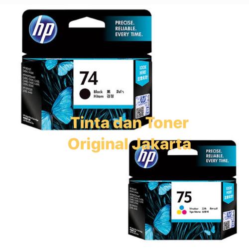 Jual Hp Tinta 74-75 Satu Set Original 