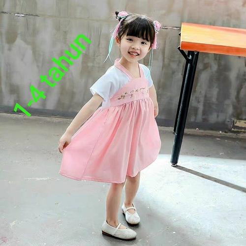 Foto Produk Dress Bayi Korea / Hanbok Bayi / Dress Anak Perempuan /Baju Korea Anak dari Azka Airlangga