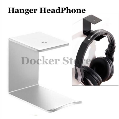 Foto Produk Hanger Headphone headset Earphone/Gantungan dinding earphone dari docker