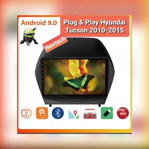 Foto Produk Head unit android oem Hyundai Tucson 9 inch 2GB Split screen IPS 2.5D - 9 inch 2GB dari Navtech