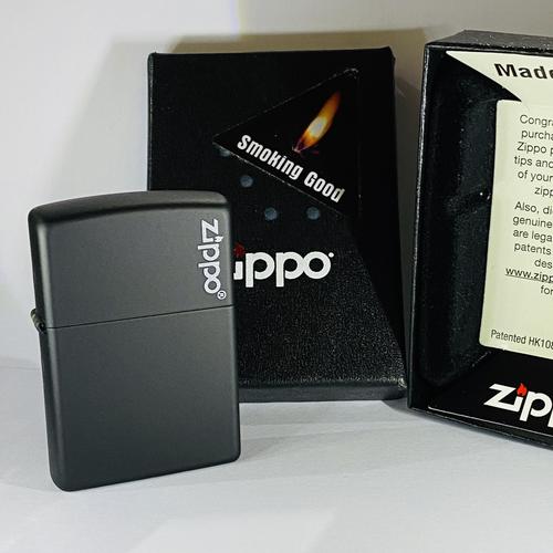 Jual 218ZL Black Matte logo Zippo Original Lighter Jakarta Barat