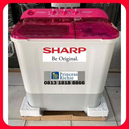 Jual Mesin Cuci Sharp 2 Tabung 7kg Es T 75nt Kota Tangerang Princess Elektronik Tokopedia
