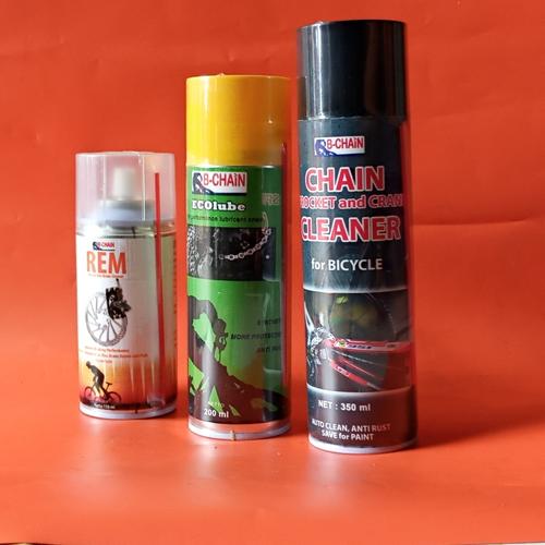 Foto Produk Paket Pelumas dan Pembersih Rantai Rem Sepeda atau Rante Brake Motor dari Kandang'z MTB