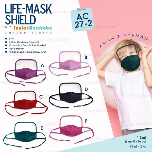 Foto Produk Life Mask masker+face shield anak kids dari kawaiisportware