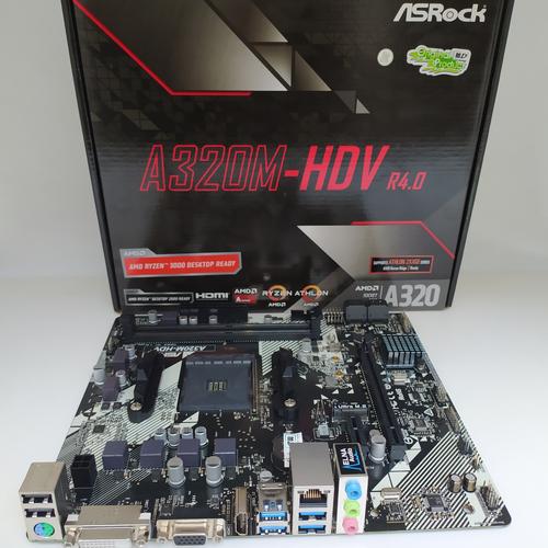 Foto Produk ASRock A320M - HDV (AM4,AMD Promontory A320, DDR4, SATA 3) dari QUEENPROCESSOR