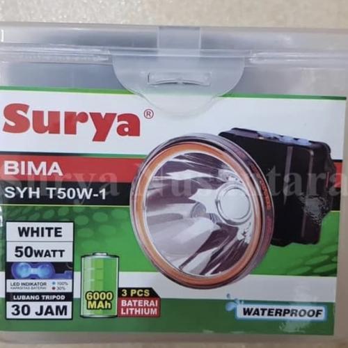Foto Produk Senter Kepala Surya BIMA 50 watt Cahaya Putih atau Cahaya Kuning dari veronshoppe