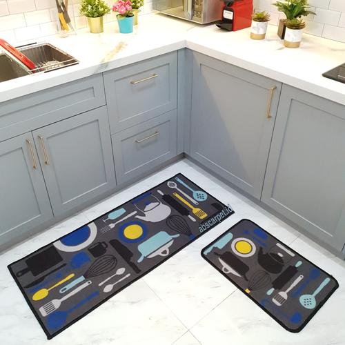 Foto Produk Paket Keset Dapur ukuran 50x120 dan 40x60 cm - Cooking Set dari ABS Carpet id
