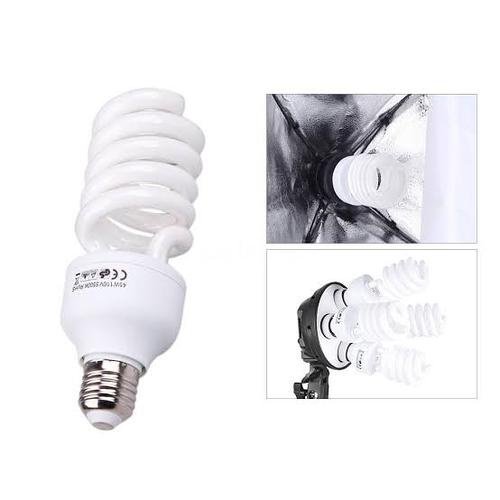 Foto Produk Bohlam Foto Video Light Studio E27 Lamp Holder 5500k Lampu Photo Soft dari zona camera