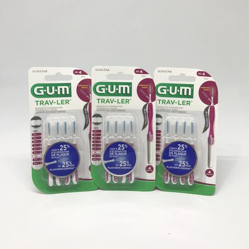 Foto Produk Sikat Celah Gigi GUM, Brush Floss GUM Ortho Traveler 1612 Magenta 1.4 dari BigOneOnline