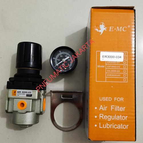 Er3000 Jual Air Unit Regulator ER3000-02 / ER3000-03 EMC Pneumatic - Jakarta ...