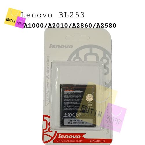 Foto Produk Baterai Batre Battery Original Lenovo BL253/A1000 dari Putinshop