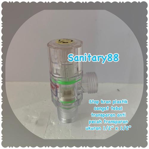 Foto Produk Stop Kran Shower Plastik 1/2"x1/2" dari Sanitary88