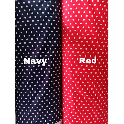 Gambar Kain katun jepang tokai motif polkadot medium dari Klarisma Textile undefined Tokopedia