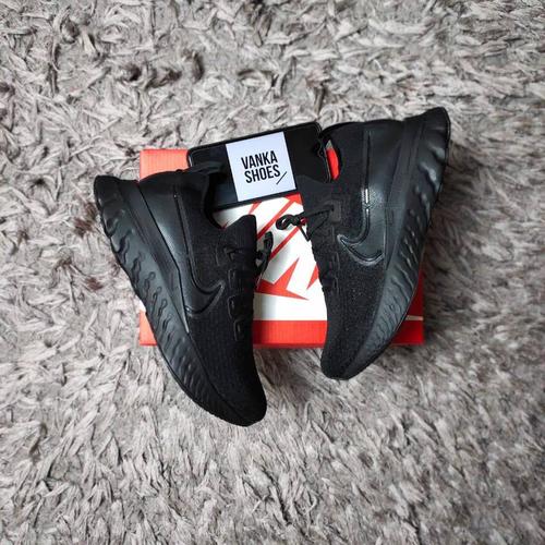 nike react infinity run triple black