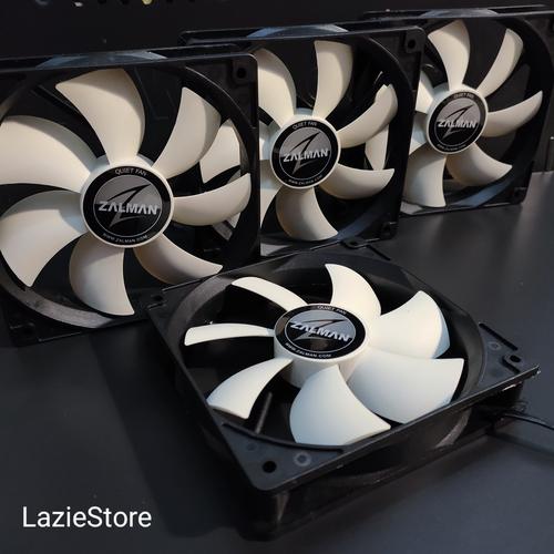 Gambar Ready! Fan Casing CPU Case Fan 12cm Zalman Hitam ZA1225ASL 12V New dari LazieStore undefined Tokopedia