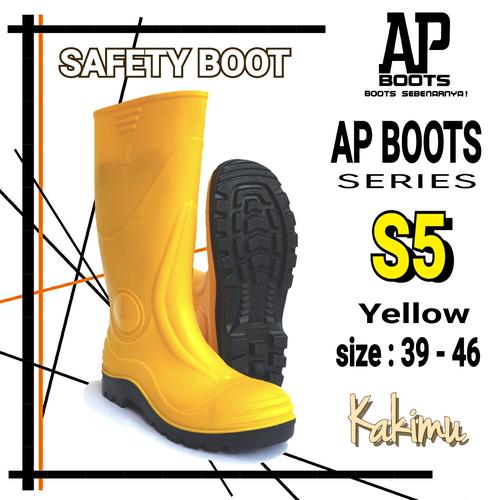 Foto Produk SEPATU SAFETY BOOT MURAH AP BOOTS S 5 YELLOW dari kakimu_ols
