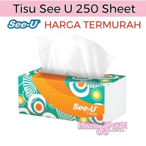 Foto Produk Tissue Tisu See-U See U 250 sheet dari Babygram_indonesia