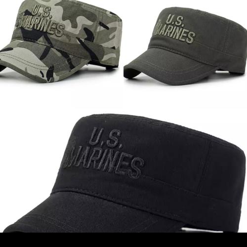 Topi Army Tactical Hat Cap Flat Top 