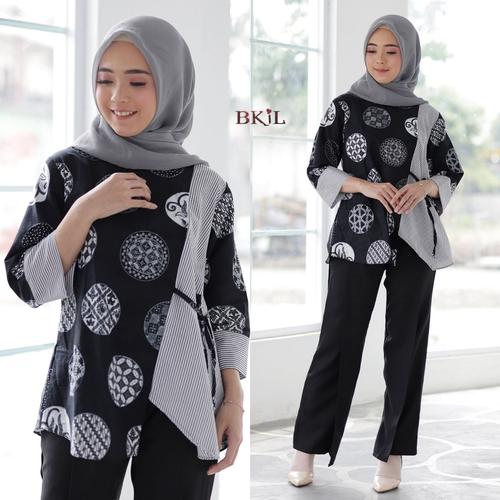 Foto Produk blus batik kerja fashion Wanita dari batik makmuri