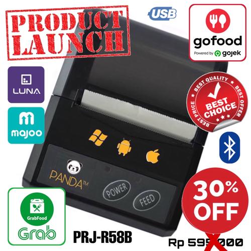 Foto Produk GOBIZ-GOFOOD 58MM PORTABLE PRINTER BLUETOOTH TANPA RJ11 U/ CASH DRAWER dari PANDA RETAIL SOLUTIONS