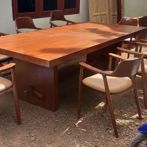 Jual set meja makan 8 kursi kayu 250x120 - Kab. Jepara - Mebel Rahayu