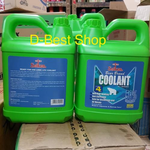 Jual Air radiator WARNA HIJAU | SEIKEN japan teknology 50% - 4 liter ...