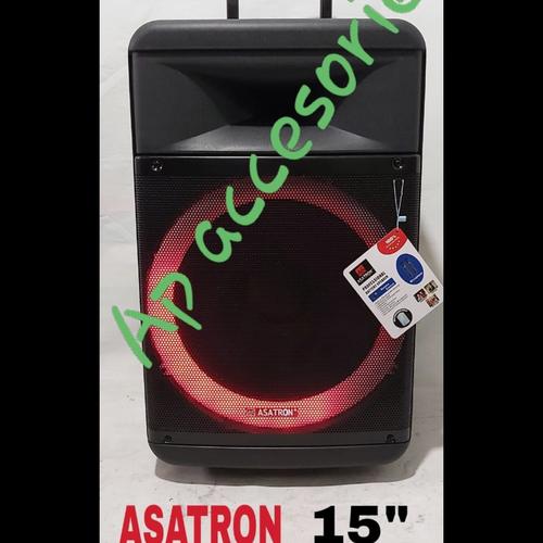 Foto Produk Speaker Bluetooth Portable 15inch Asatron HOLLYWOOD 8881 karaoke senam dari AP accesories